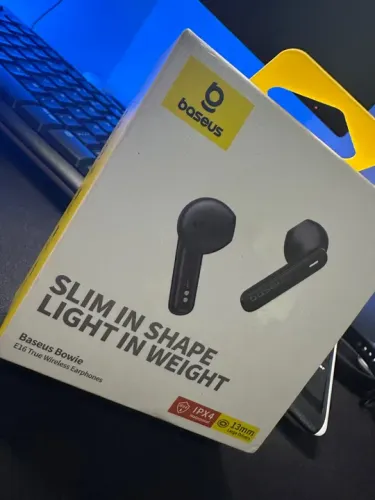 Fone de Ouvido Baseus Bowie E16 - TWS - Novo