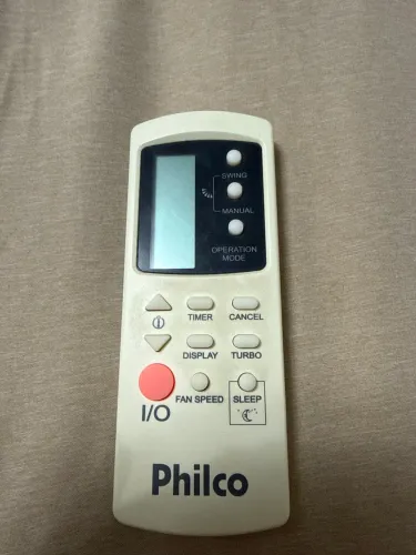 Controle remoto ar condicionado Philco