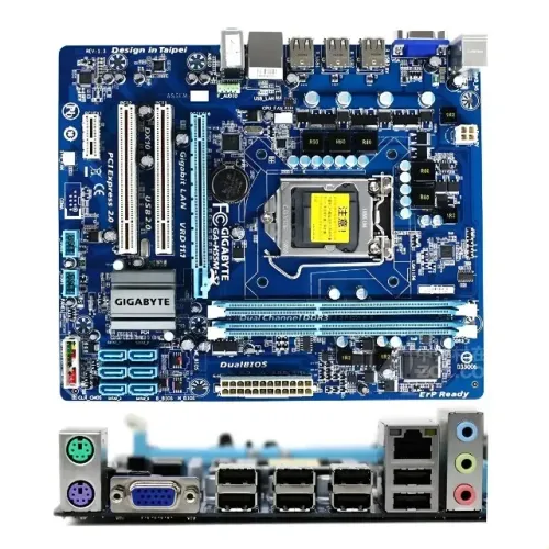 KIT PLACA MÃE GIGABYTE GA-H55M-S2 PROCESSADOR COOLER