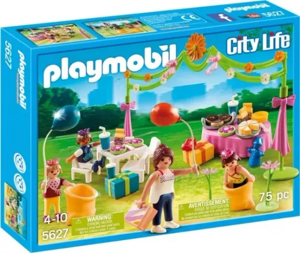 playmobil festa de aniversário das crianças 5627