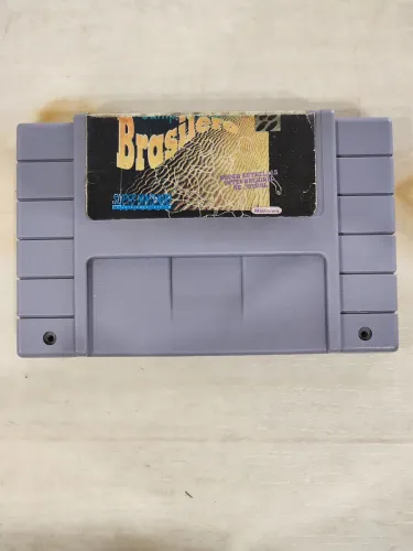 Cartucho Super Nintendo - Brasileirinho - Super Estrelas do Futebol