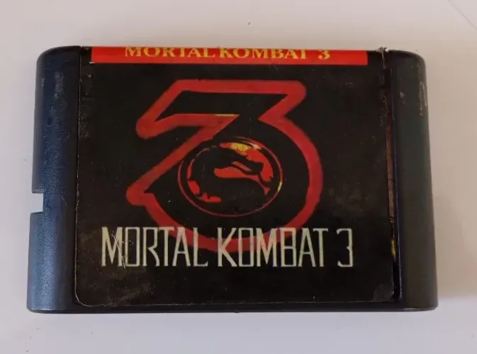 Cartucho Mega Drive Mortal Kombat 3 Paralelo