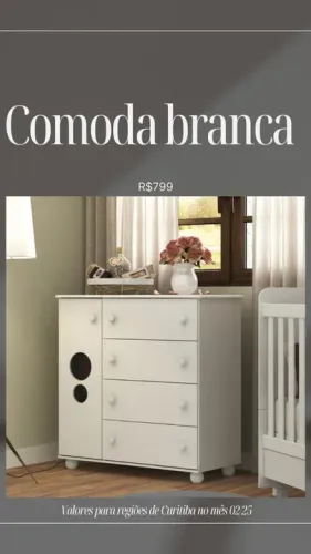 Promoção Comoda Branca - 25/02/25 