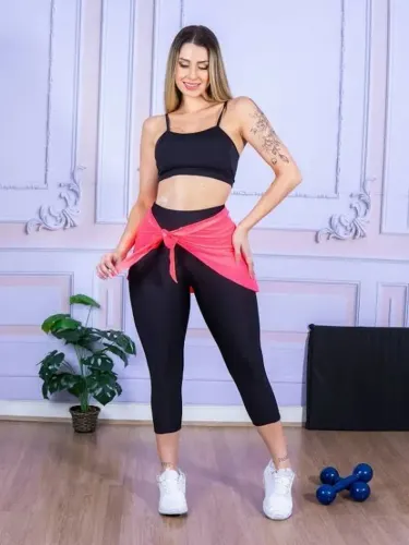 Sainha Tapa Bumbum Feminino Fitness de Academia