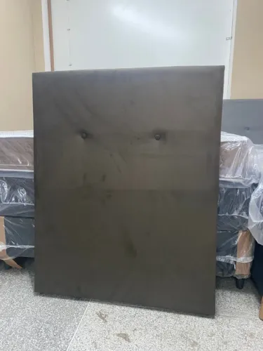 Cabeceira para box de solteiro estofada, barateza