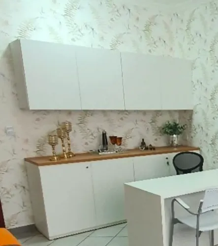 Balcão e armário embutido de MDF 