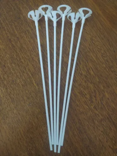 Suporte Para Balão Bexiga Vareta 32 Cm - 52 Unidades