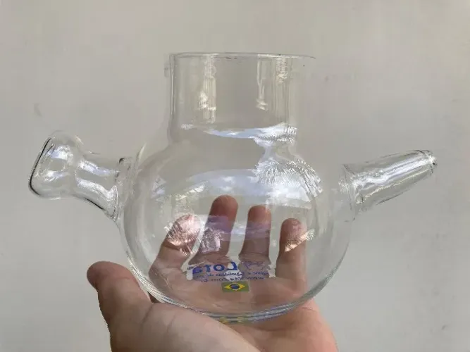 Lota Higienizador Nasal de Vidro.