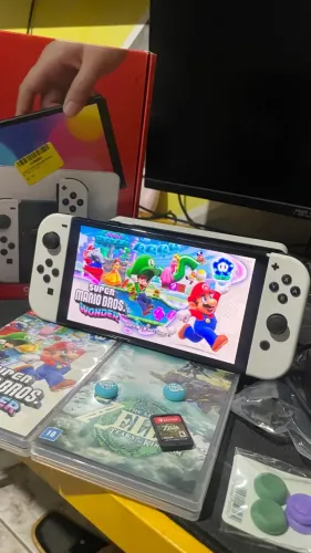  Nintendo Switch Oled Console 64 gb + Jogos