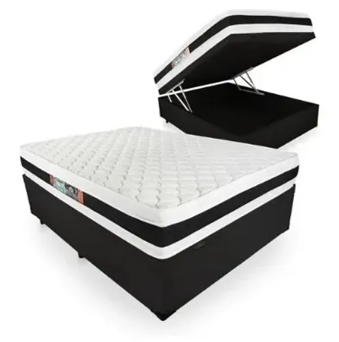 Cama box casal e colchão promoção!