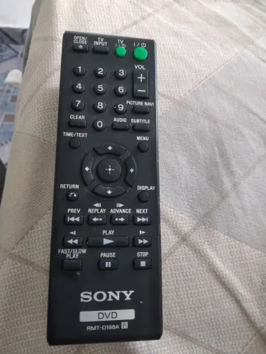 Controle Remoto Sony DVD RMT-D198A
