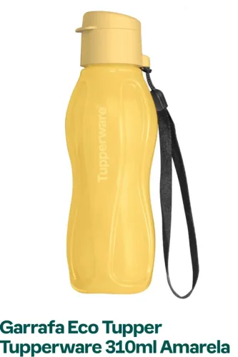 Garrafa Eco Tupper Tupperware 310ml Amarela