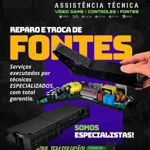 Conserto de vídeo games