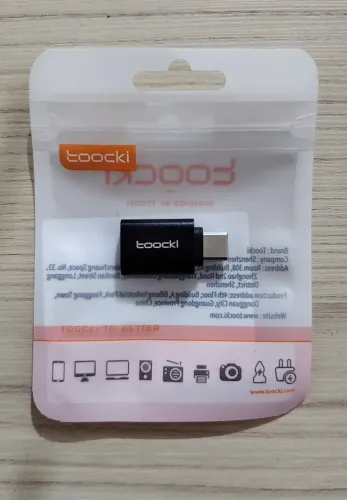  Adaptador OTG Toocki USB-C 3.0 - NOVO