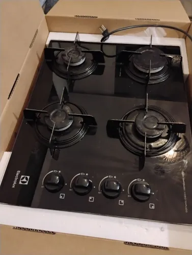 Fogão Cooktop Eletrolux Bivolt, 4 bocas