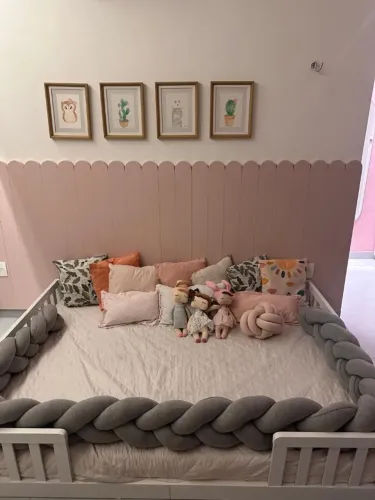 Cama Montessoriana Infantil de Casal (marca Grão de Gente) com colchão de casal incluso