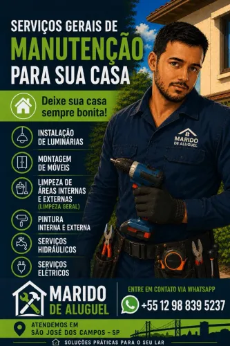 Casa bonita - marido que aluga