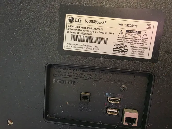 Tv lg 55 polegadas