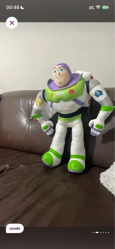 Buzz lightyear boneco tecido original 