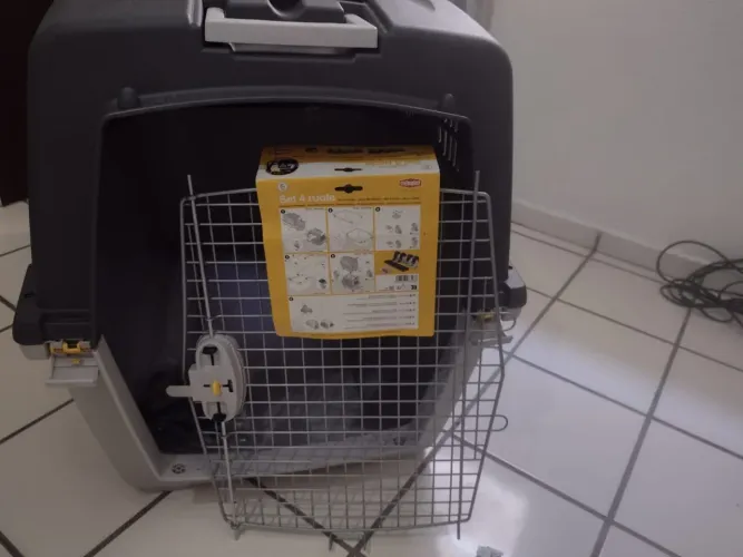 Caixa de transporte para pet grande 