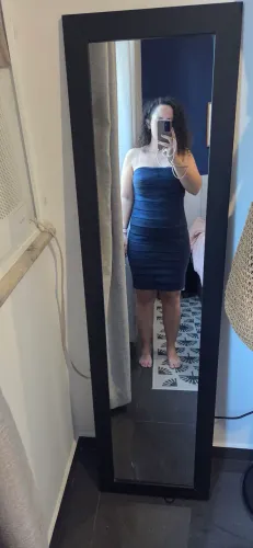 Vestido petróleo Chifon M