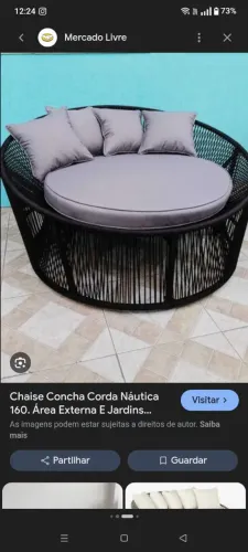 moveis de sintetico e corda náutica
