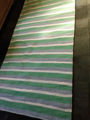 tapete passadeira algodão tear 0,80 x 2,50