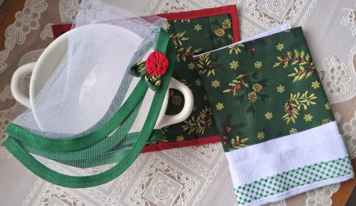 Kit cozinha, pano de Prato 