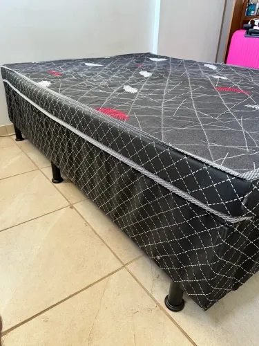 Cama box casal conjugada ortopédica