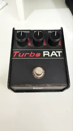 Pedal Distorção Proco Turbo Rat 1993 LM308N