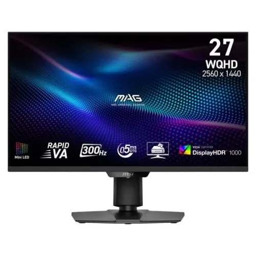 Monitor Gamer MSI MAG 274QPF X30MV VA 27" QHD 300 Hz / 0.5 ms - Preto