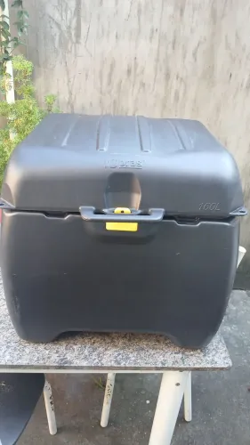Bau para moto icebras 160 litros nunca usado