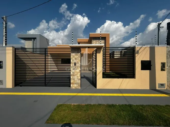 CASA NOVA COM 3 QUARTOS SENDO UMA SUITE A VENDA POR R$ 720.000,00 NO JARDIM ITALIA III EM