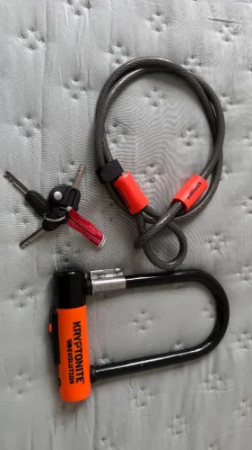 CADEADO BIKE KRYPTONITE EVOLUTION + CABO