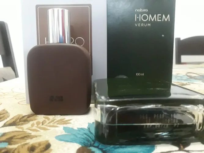 Kit 2.perfumes HIERO THERA e natura homen verum