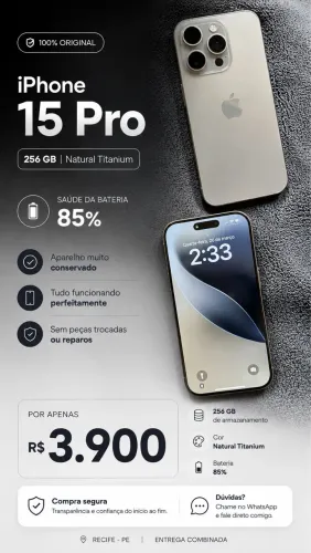 iPhone 15 pro 256