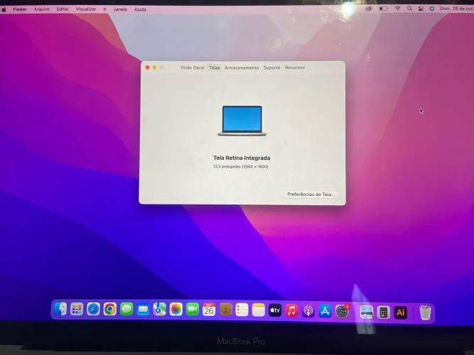 MacBook Pro (13 polegadas) com touch bar