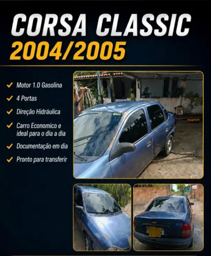 Chevrolet Corsa Sedan 1.0 MPFI 8V 71cv 4P 2004