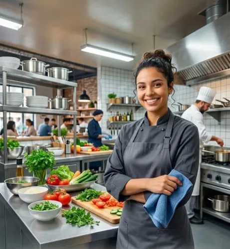 Vaga para auxiliar de cozinha