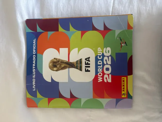 Álbum de figurinhas COMPLETO da copa mundial 2026 (capa mole)