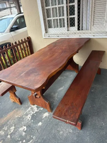 Mesa de Madeira de Jaqueira 2,03m