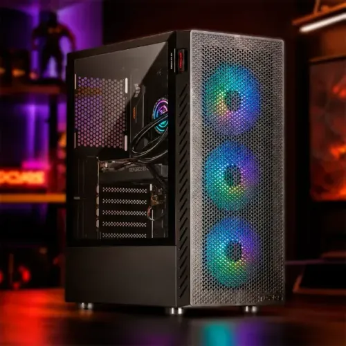 GABINETE PCYES BOLTER BLACK VULKAN ATX GAMER