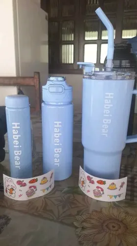 Kit 3 garrafas squeeze 1.2L, 800ml e 300ml