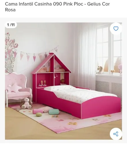 Vendo cama infantil casinha grande