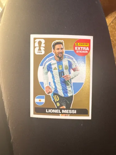 Figurinha Messi Ouro 2026