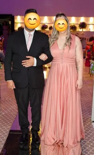 Vestido de Vesta Rose 