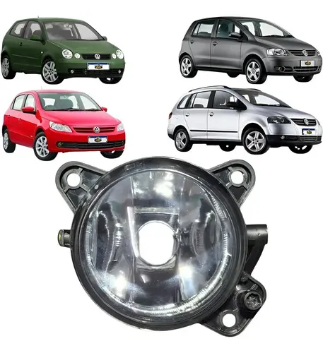 Farol De Milha Direito Gol G5 Polo Fox Spacefox 2008 A 2014 Transparente