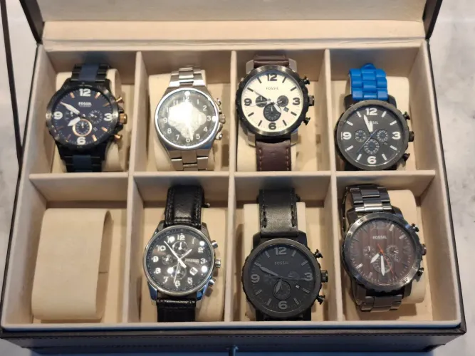 Relógios Fossil Caixa Completa