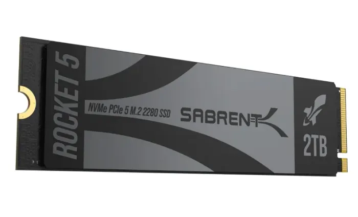 SSD SABRENT Rocket 5 2TB M.2 2280 PCI-E 5.0 Gen5 x4 NVMe - 14.000MBPs Modelo: SB-RKT5-2TB