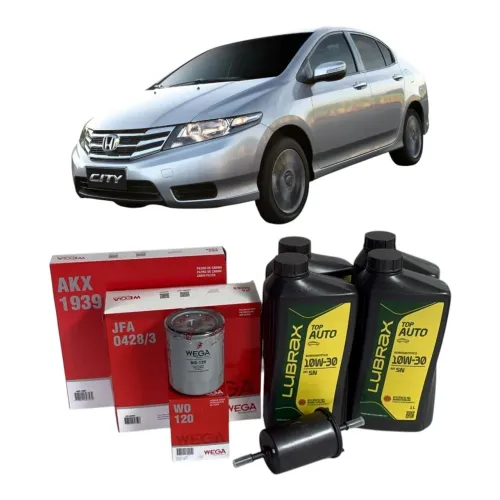 Troca de óleo completa Honda city 10/14 